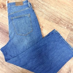 Madewell Curvy Slim Wide-Leg jeans, Size 32